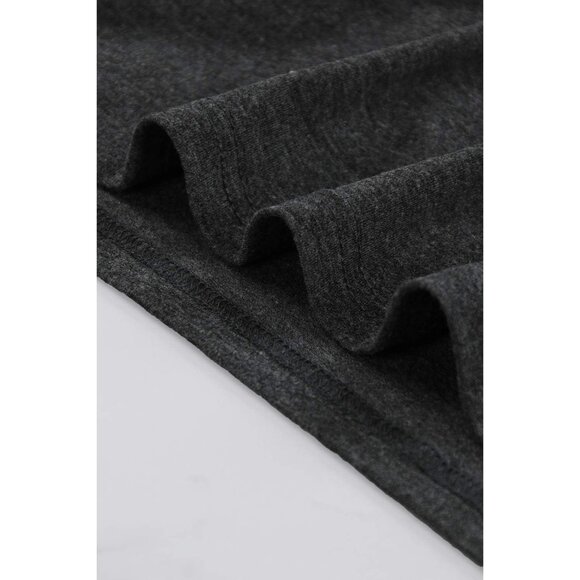 Elevate Your Style: Women's 2 Piece Casual Tracksuit in Dark Grey - Size Large - Picture 7 of 7